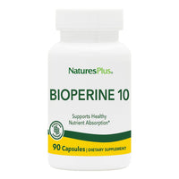 Thumbnail for NaturesPlus Bioperine 10 - Black Pepper Extract - 90 Capsules - Supports Healthy Nutrient Absorption - Vegan, Gluten Free - 90 Servings