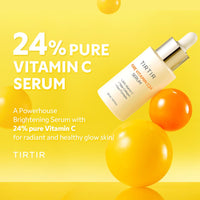 Thumbnail for TIRTIR Pure Vitamin C 24% Face Serum – Dark Spot Remover for Sensitive Skin with Collagen Anti Aging Even out Skin Tone Non irritation tested, Wrkinkles, Korean Mild Vita C Facial Serum 1.01 Fl Oz