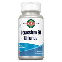 Thumbnail for KAL Potassium 99 Chloride - 99 mg Potassium Chloride Supplement Pills, Electrolytes Tablets for Overall Health for Women and Men - 100 Tablets