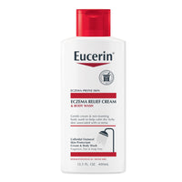 Thumbnail for Eucerin Eczema Relief Cream and Body Wash (13.5 Fl Oz) + Eczema Relief Cream (5 Oz), Skin Care Set with Colloidal Oatmeal (Skin Protectant)