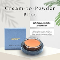 Thumbnail for MERIT Solo Shadow Cream-to-Powder Soft Matte Eyeshadow Vachetta