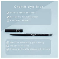 Thumbnail for IDUN Minerals Creamy Eyeliner - Precision Pen for Flawless Eye Looks - Skin Nourishing Mineral Formula - Fine Tipped Point and Angled Smudging Tool for Sharp or Smoky Designs - 101 Lava - 0.012 oz