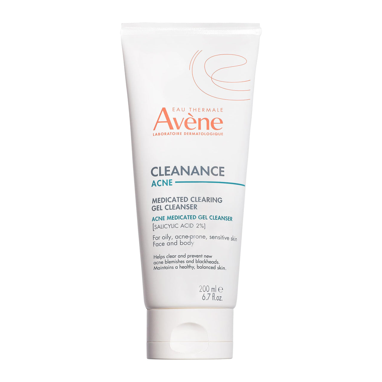 Av?ne Cleanance ACNE Clearing Gel, acne cleanser for sensitive skin with Salicylic Acid, deep cleanses & prevents acne on face & body 6.76 Fl Oz