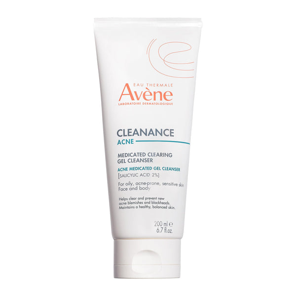 Av?ne Cleanance ACNE Clearing Gel, acne cleanser for sensitive skin with Salicylic Acid, deep cleanses & prevents acne on face & body 6.76 Fl Oz