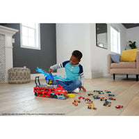 Thumbnail for Hot Wheels City Toy Car Track Set, Ultimate Dual Dragon Transporter & 2 Die-Cast Cars, Large-Scale & Detachable Dragon, Stores 20+ Vehicles