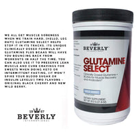 Thumbnail for Beverly International Glutamine Select, 60 Servings. Clinically Dosed L-Glutamine and Amino Acid Formula for Lean Muscle and Recovery. Sugar-Free Powder. BCAA’s.