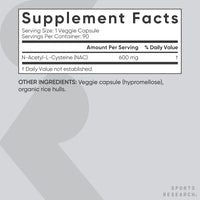 Thumbnail for Sports Research® Liver Support Pack - Extra Strength Choline 800 mg + N-Acetyl L-Cysteine (NAC) 600mg + Vitamin C 1000mg
