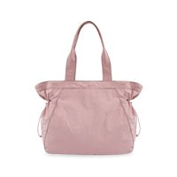 Thumbnail for ODODOS 18L Side-Cinch Shopper Bags Lightweight Shoulder Bag Tote Handbag for Shopping Workout Beach Travel, Blush Pink