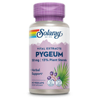 Thumbnail for SOLARAY Pygeum Bark Extract 50mg - Pygeum Supplement for Prostate Health Support - Guaranteed to Contain 6.5mg Plant Sterols Like Beta Sitosterol, Non-GMO, Vegan, 60-Day Guarantee, 60 Serv, 60 VegCaps