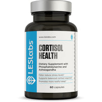 Thumbnail for LES Labs Cortisol Health – Stress Relief, Balanced Cortisol Response, Relaxation & Deep Sleep – Phosphatidylserine, Magnesium, Magnolia Bark, Rhodiola Rosea & Ashwagandha – Non-GMO – 60 Capsules
