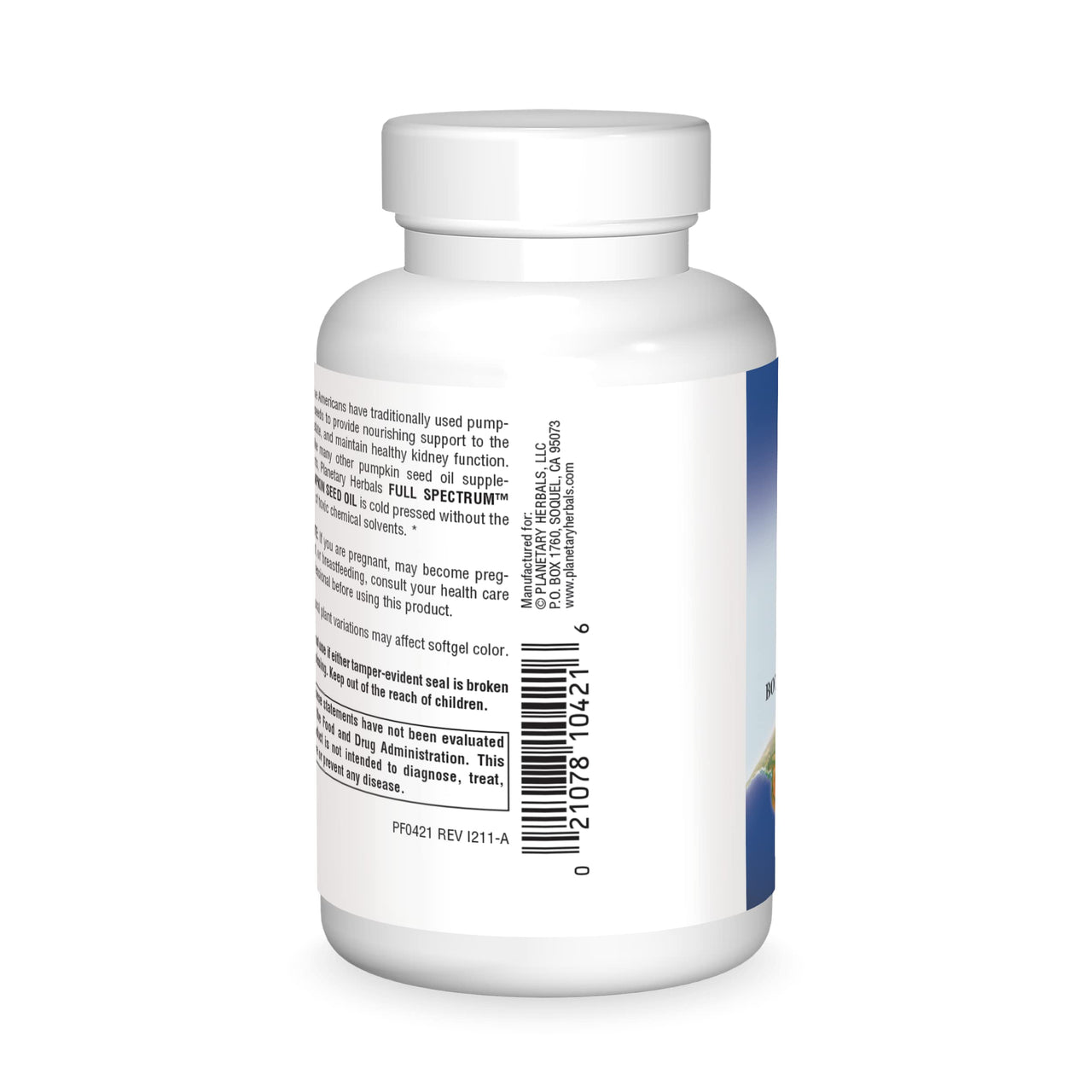 Planetary Formulations - Pumpkin Seed Oil, 45 softgels