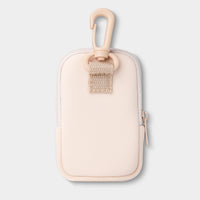 Thumbnail for Touchette Zippered Pouch, Attachable Fashion Accessory with Snap Hook for Touchland Hand Sanitizer 1FL OZ., Blush Pink