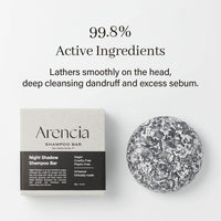 Thumbnail for ARENCIA Night Shadow Biotin Shampoo Bar for Regrowth & Hair loss, Darkening, Gray Hair | Strengthening & Volumizing | Normal to Oily Hair | Vegan, Natural, pH balanced, Sulfate free