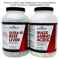 Thumbnail for Beverly International Mass Amino Acids, 500 Tabs. Use Pre-Post Workout, with Meals, Essential for Muscle Recovery and Repair. Complete Amino Acid Profile