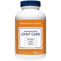Thumbnail for The Vitamin Shoppe Ultimate Gold Joint Care with BioPerine - Joint Support, Mobility & Flexibility (180 Tablets)