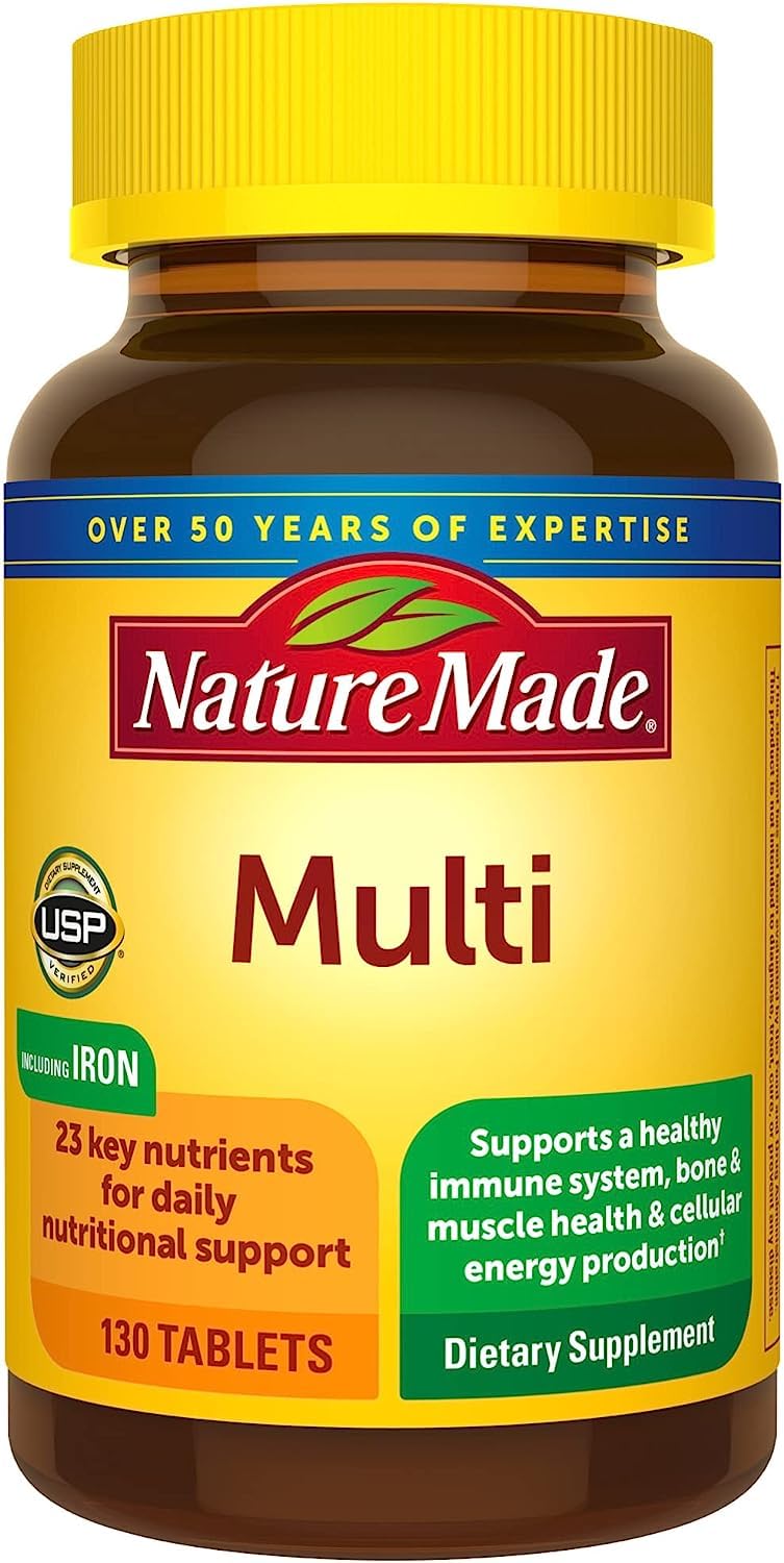 Nature Made Multi Complete Tablets 130 ea (Pack of 4)