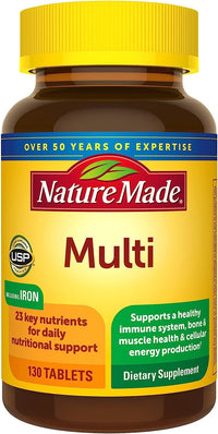 Thumbnail for Nature Made Multi Complete Tablets 130 ea (Pack of 4)