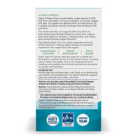 Thumbnail for Nordic Naturals Algae Omega - 90 Soft Gels - 715 mg Omega-3 - Certified Vegan Algae Oil - Plant-Based EPA & DHA - Heart, Eye, Immune & Brain Health - Non-GMO - 45 Serving