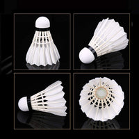 Thumbnail for ZHENAN Goose Feather Badminton Shuttlecocks,12 Pack Feather Badminton Birdies-Hight Speed Training Birdie Ball for Indoor and Outdoor Sports,Highly Stable & Durable Shuttle Balls