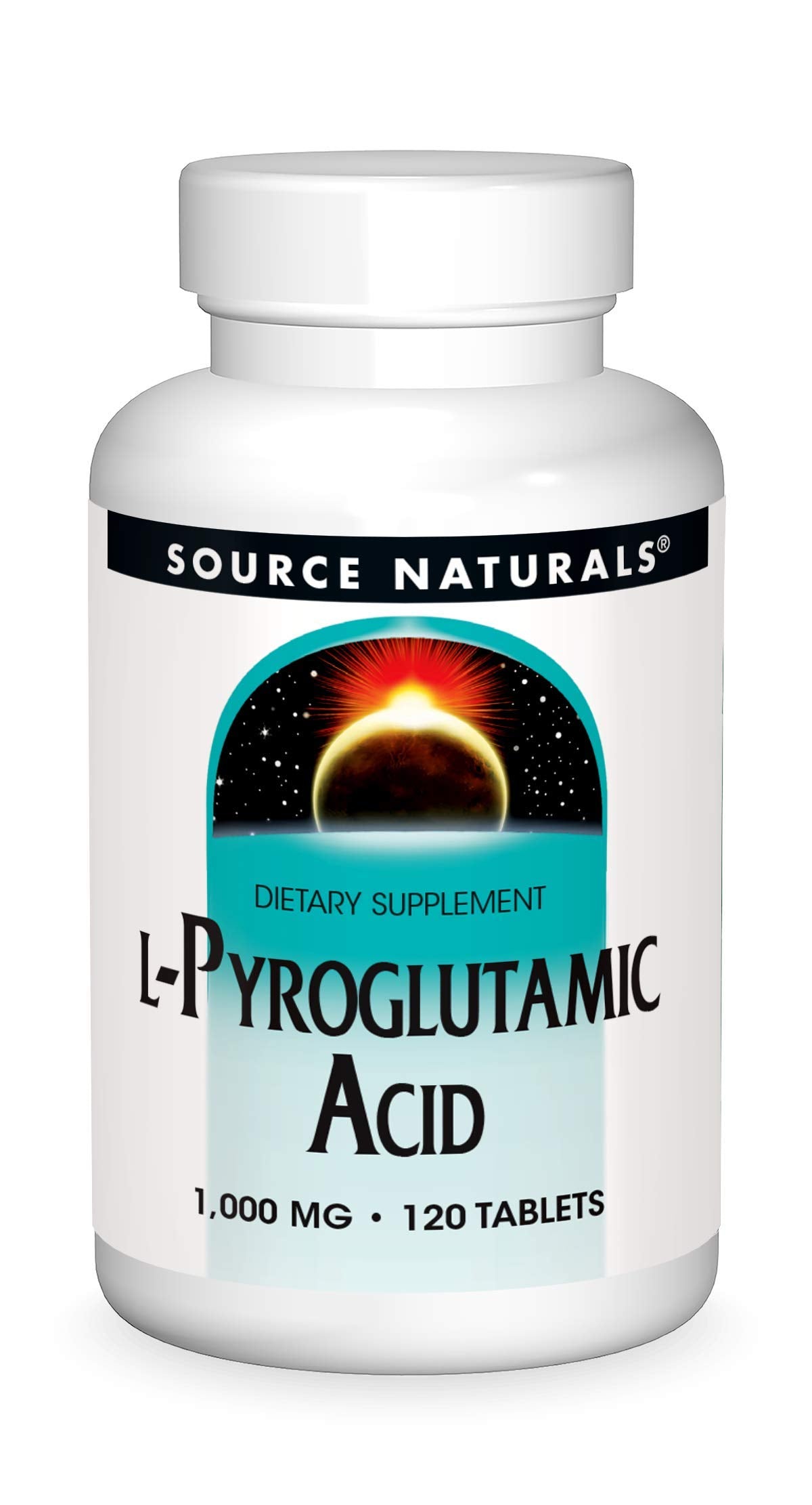 Source Naturals L-Pyroglutamic Acid Dietary Supplement - 120 Tablets