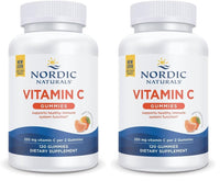 Thumbnail for Nordic Naturals Vitamin C Gummies, Tart Tangerine - 120 Gummies - 250 mg Vitamin C - Immune Support, Antioxidant Protection, Child Growth & Development - Non-GMO, Vegan - 60 Servings (Pack of 2)