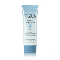 Thumbnail for TiZO3 Facial Mineral Sunscreen and Primer, Tinted Broad Spectrum SPF 40 with Antioxidants, Sheer matte finish, Fragrance-Free, Oil-Free, Dermatologist-recommended, PA+++ 1.75 oz