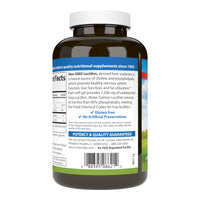 Thumbnail for Carlson - Lecithin, Non-GMO, 1200 mg, Nervous System & Liver Function, Unbleached Soy Lecithin, 100 Softgels (Pack of 2)