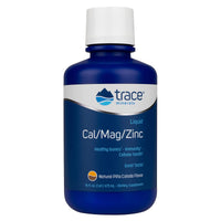 Thumbnail for Trace Minerals Cal/Mag/Zinc - Liquid Mineral Supplement for Natural Body Health - Bone, Muscle & Cellular Health - Supports Immunity & Energy - Gluten-Free - 16Fl Oz (32 Servings) - Pineapple Coconut