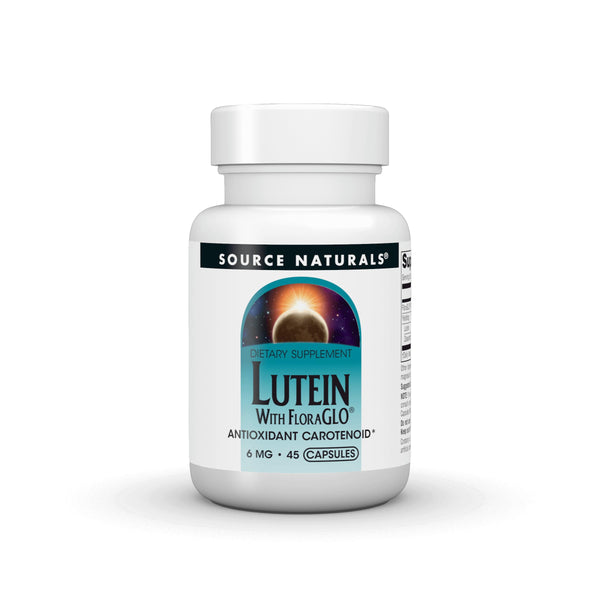 Source Naturals Lutein with FloraGLO, Antioxidant Carotenoid* -6 mg, 45 Capsules