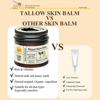 Thumbnail for URQT Beef Tallow for Skin - Organic Grass-Fed Whipped Beef Tallow and Honey Balm - Deeply Moisturizing for Face & Body - Natural Skin Care for Soft, Supple Skin