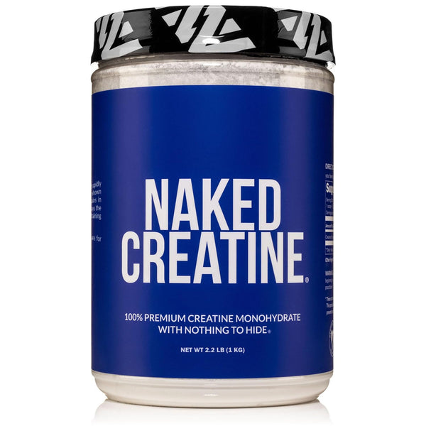 NAKED Pure Micronized Creatine Monohydrate – 200 Servings, 1,000g Bulk – NSF Certified, Vegan, Non-GMO, Gluten & Soy Free - Muscle Building, Strength Training, Gym & Fitness Supplement
