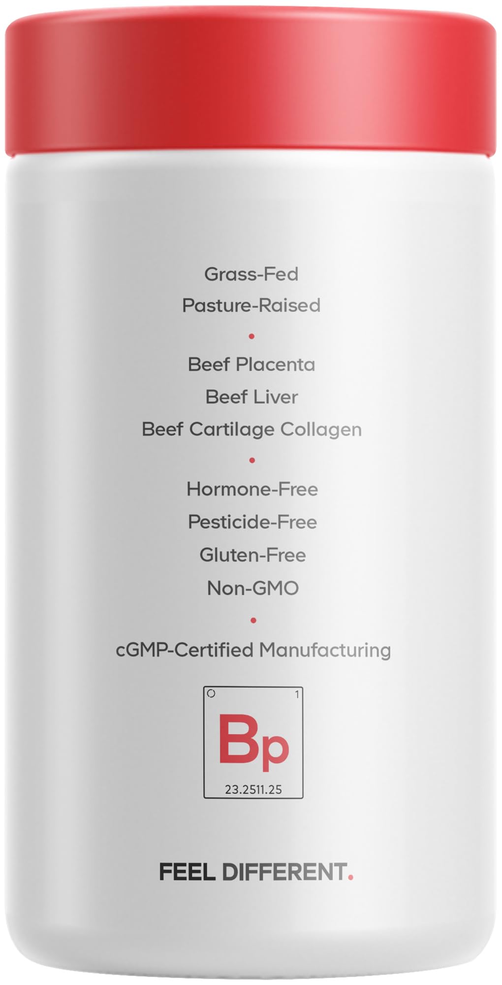 Codeage Grass-Fed Beef Placenta Supplement - Bovine Placenta – Pasture-Raised, Grass-Finished, Undefated, Desiccated - Non-GMO - 180 Capsule