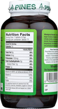 Thumbnail for Pines International Pines Wheat Grass -- 500 mg - 500 Tablets
