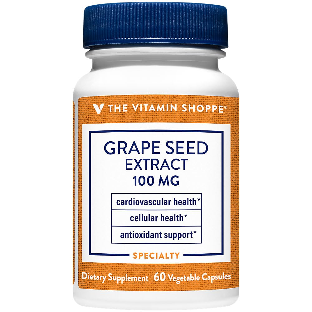 The Vitamin Shoppe Grape Seed Extract (60 Capsules)