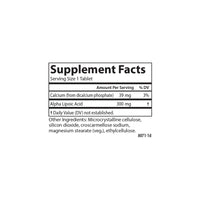 Thumbnail for Carlson - Alpha Lipoic Acid, 300 mg, Promotes Energy Production, 90 Tablets