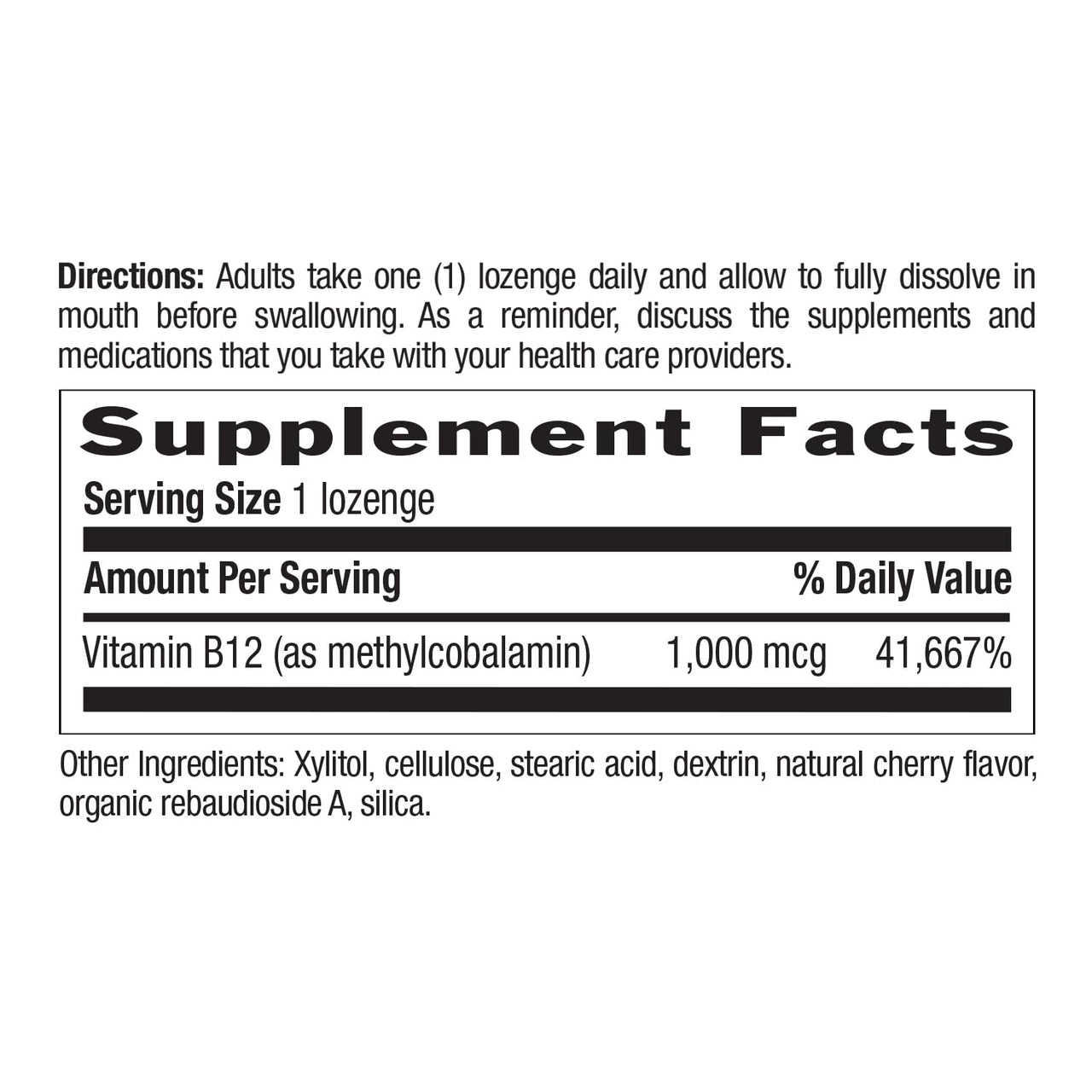 Country Life Methyl B12, Supports Energy & Stamina, 1000mcg, 60 Lozenges, Certified Gluten Free, Certified Vegan
