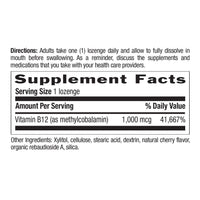 Thumbnail for Country Life Methyl B12, Supports Energy & Stamina, 1000mcg, 60 Lozenges, Certified Gluten Free, Certified Vegan