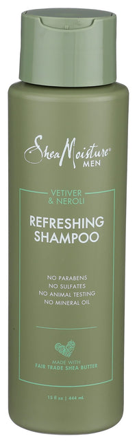 Thumbnail for SHEA MOISTURE Men's Shea Refreshing Shampoo, 15 FZ