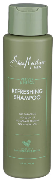 Image 1 of SHEA MOISTURE Men's Shea Refreshing Shampoo, 15 FZ