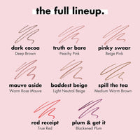 Thumbnail for e.l.f. Cream Glide Lip Liner, Highly-Pigmented Pencil For Shaping & Sculpting Lips, Semi-Matte Finish, Vegan & Cruelty-Free, Dark Cocoa