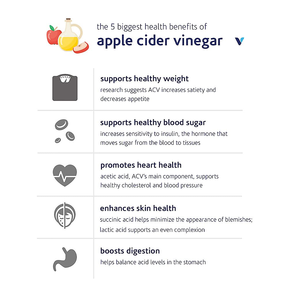 The Vitamin Shoppe Apple Cider Vinegar with Apple Pectin (100 Tablets)
