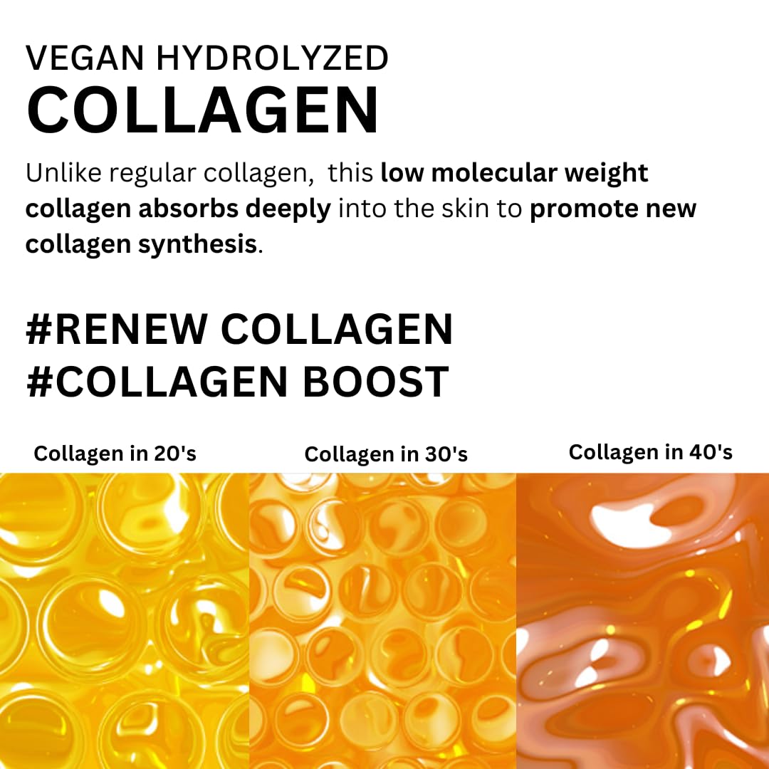 P.CALM Retinolagen Ampoule – Retinol & Vegan Hydrolyzed Collagen for Pore Tightening, Wrinkles, and Fine Line Care, Korean Glass Skin (30ml / 1.01 fl.oz)