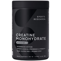 Thumbnail for Sports Research® Creamy Vanilla Whey Protein (63 Servings), Variety Hydrate Electrolytes with Vitamins & Minerals (16 Packets) and Creatine Monohydrate (100 Servings)