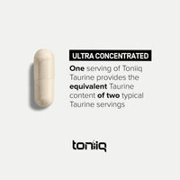 Thumbnail for Toniiq 2000mg Taurine Supplement - High Purity Taurine Powder Capsules, 98%+ Pure, Third-Party Lab Tested - Potent, Non-GMO, Gluten-Free, Effective Formula 45 Optimal Servings Per Bottle