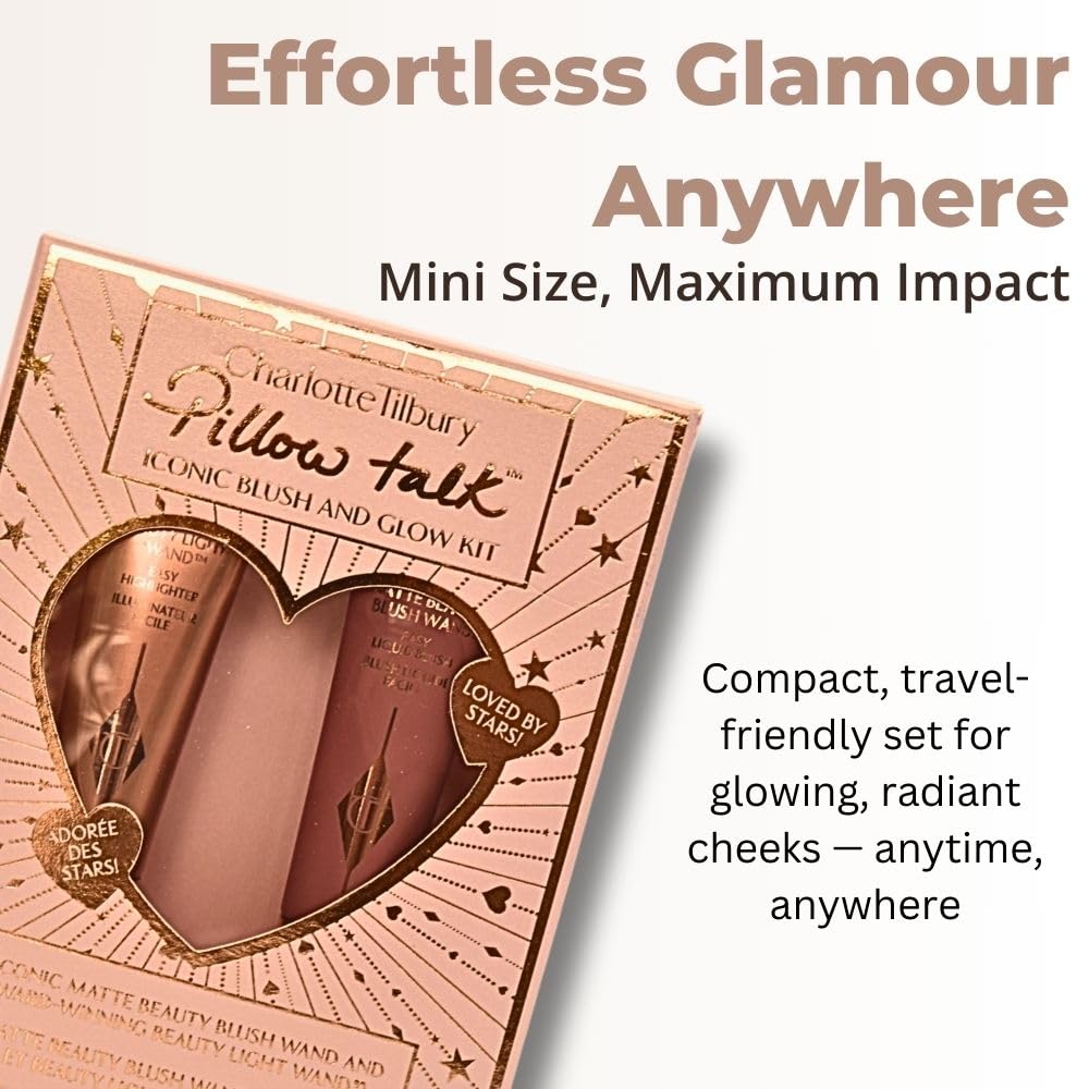Charlotte Tilbury Pillow Talk Iconic Blush and Glow Kit