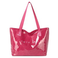 Thumbnail for Covelin Women's Stylish Large Capacity Handbag Minimalist Shopper with TOTE BAG Lettering, Durable Leather for Everyday Use Rose