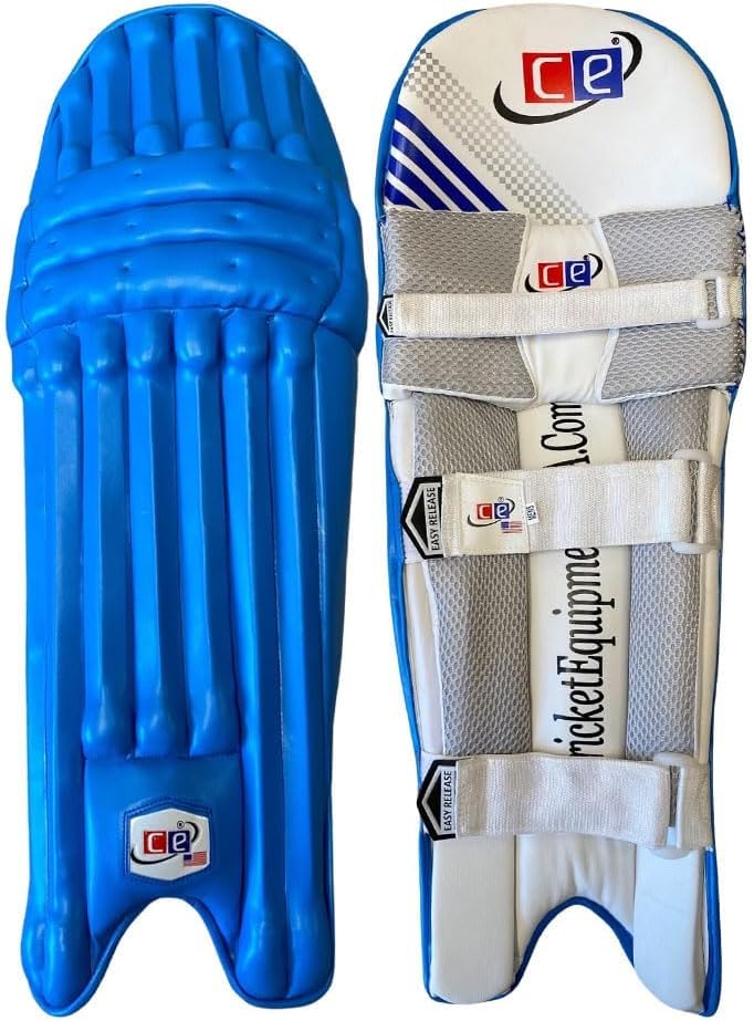 Cricket Batting Pads Legguards Right Handed Left Handed Colored White Ambidextrous (Blue / Ambidextrous)