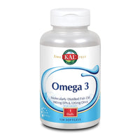 Thumbnail for KAL Omega 3 | Omega-3 Fish Oil for Healthy Heart, Joint & Brain Support | 180mg EPA, 120mg DHA (120 CT, 120 Serv)