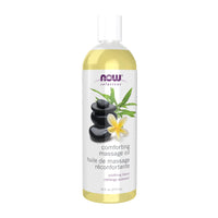 Thumbnail for NOW Foods Solutions, Comforting Massage Oil, Vitamin Infused Blend, Soothing and Nourishing, 16-Ounce
