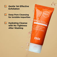 Thumbnail for ISOI PHA Mild Deep Cleansing Foam, Gentle Daily Exfoliating Face Cleanser with Hydrating PHA Formula, Deep Cleansing for Sensitive Skin, Korean Skin Care (3.38 fl.oz, 100ml)